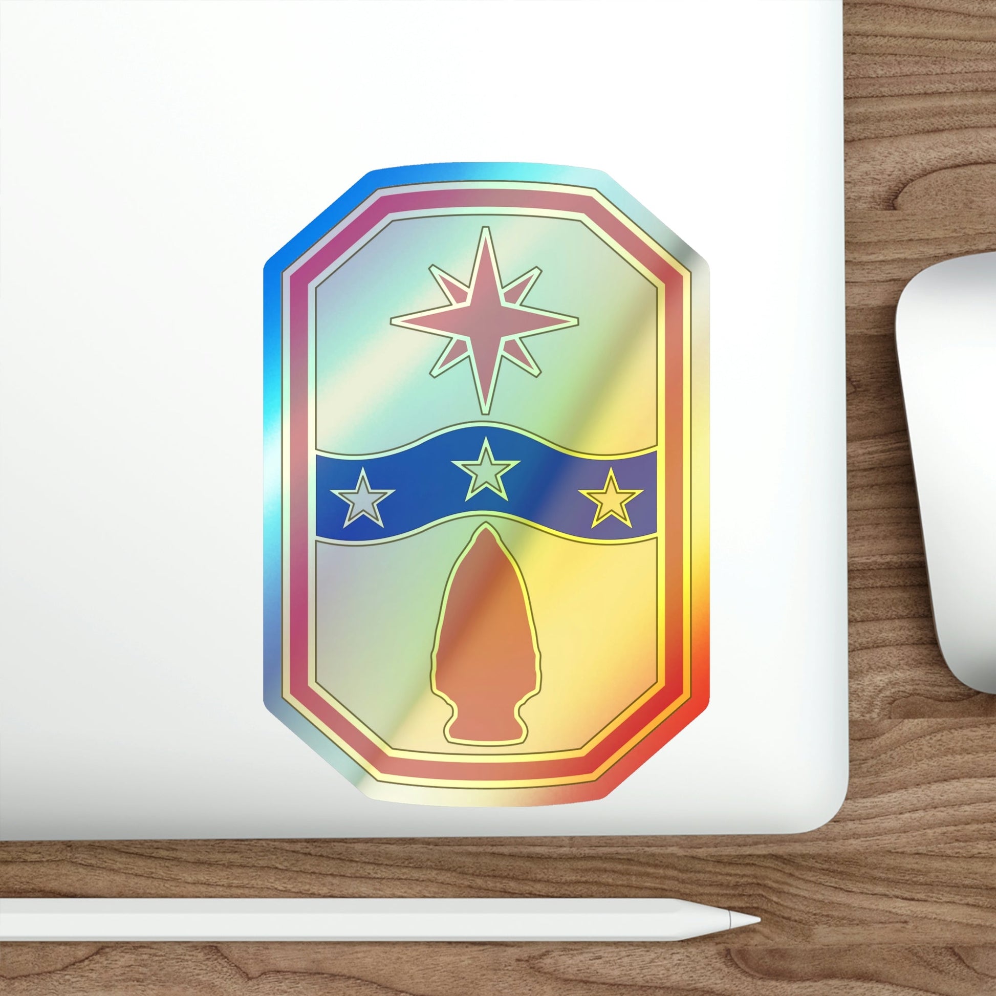 371 Sustainment Brigade (U.S. Army) Holographic STICKER Die-Cut Vinyl Decal-The Sticker Space