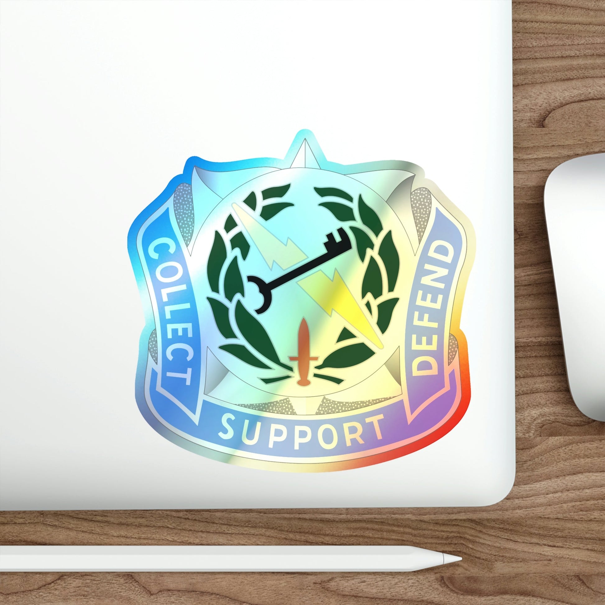 373 Military Intelligence Battalion (U.S. Army) Holographic STICKER Die-Cut Vinyl Decal-The Sticker Space