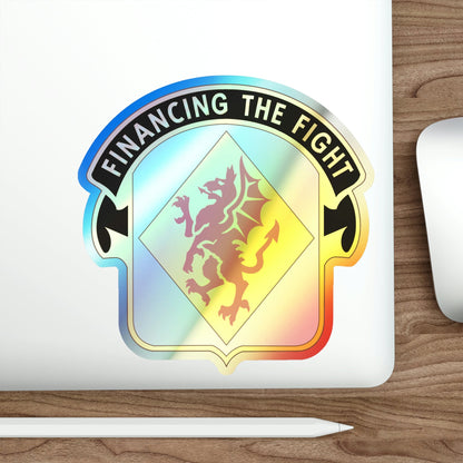 374 Finance Battalion (U.S. Army) Holographic STICKER Die-Cut Vinyl Decal-The Sticker Space