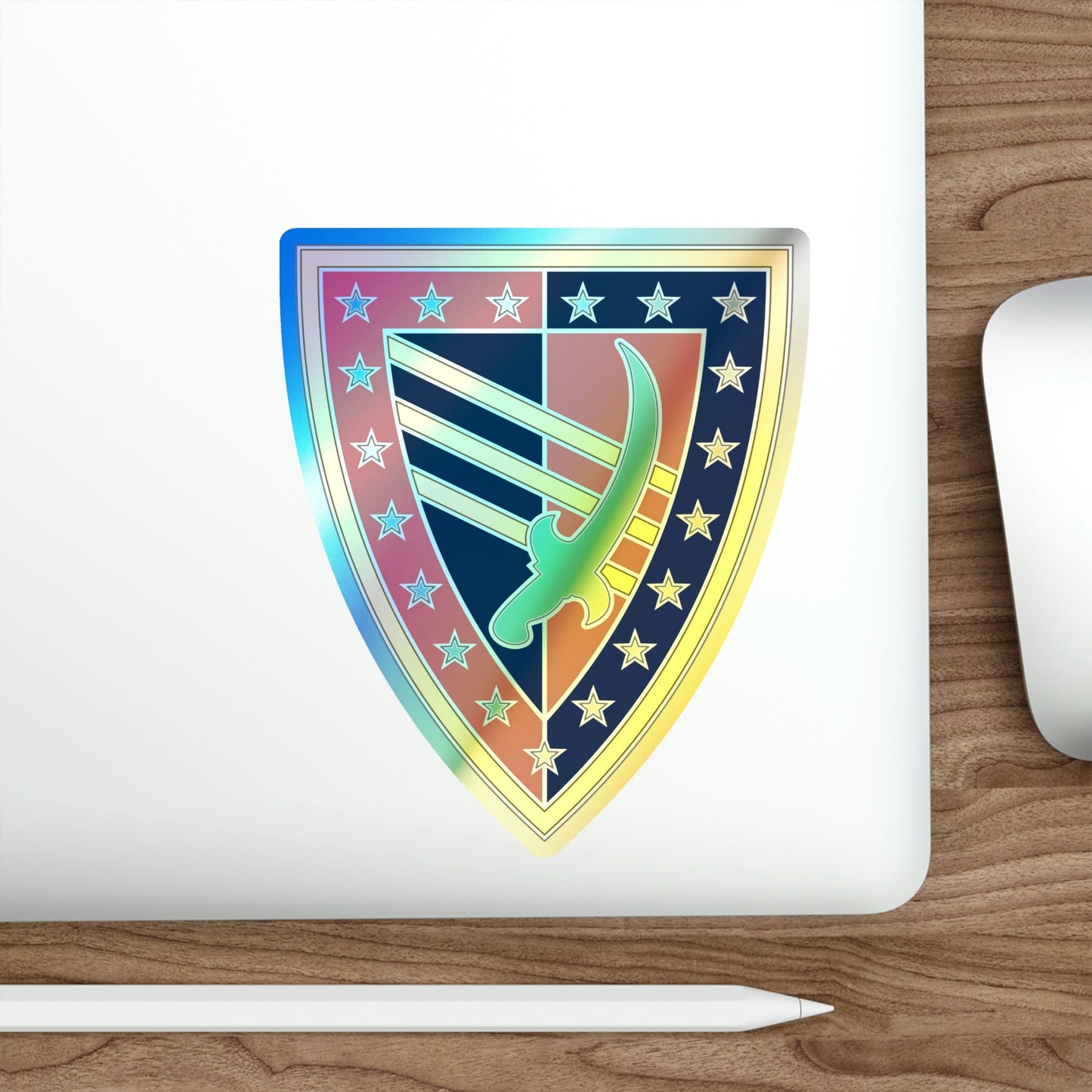 38 Sustainment Brigade (U.S. Army) Holographic STICKER Die-Cut Vinyl Decal-The Sticker Space