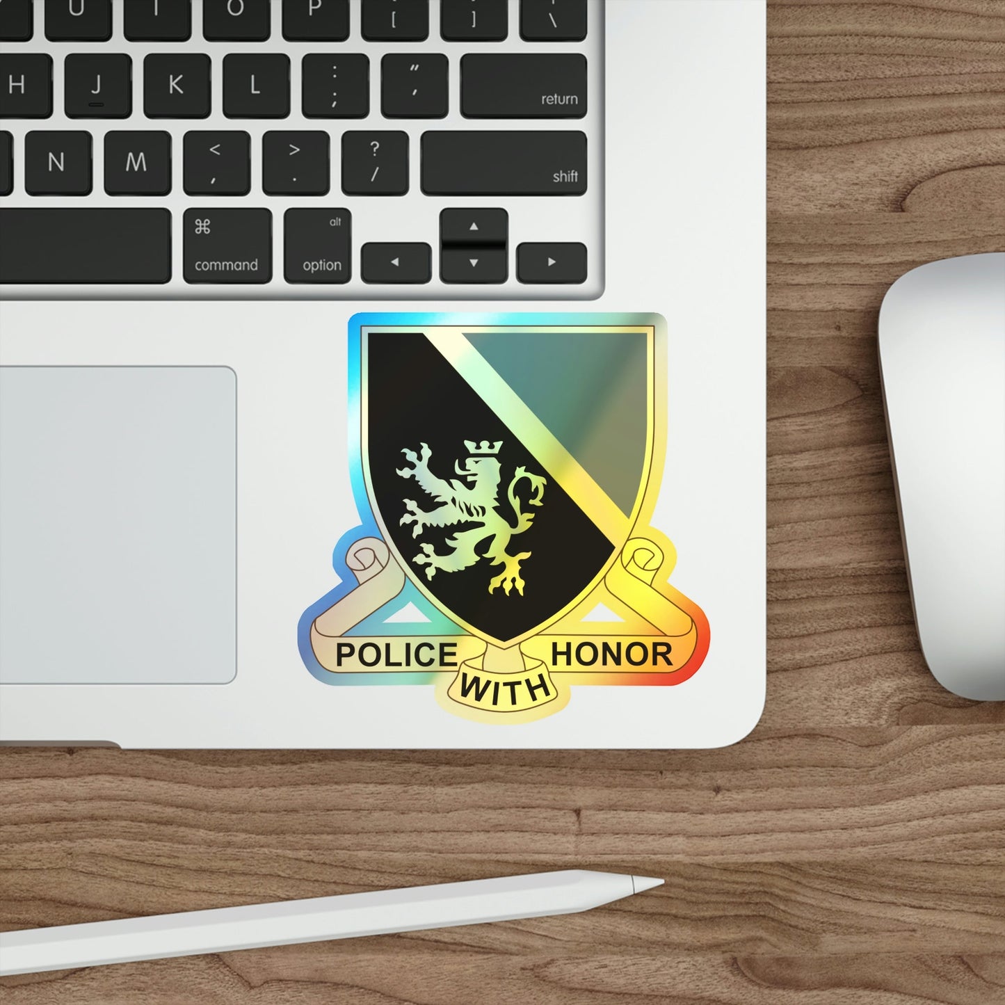 382 Military Police Battalion (U.S. Army) Holographic STICKER Die-Cut Vinyl Decal-The Sticker Space