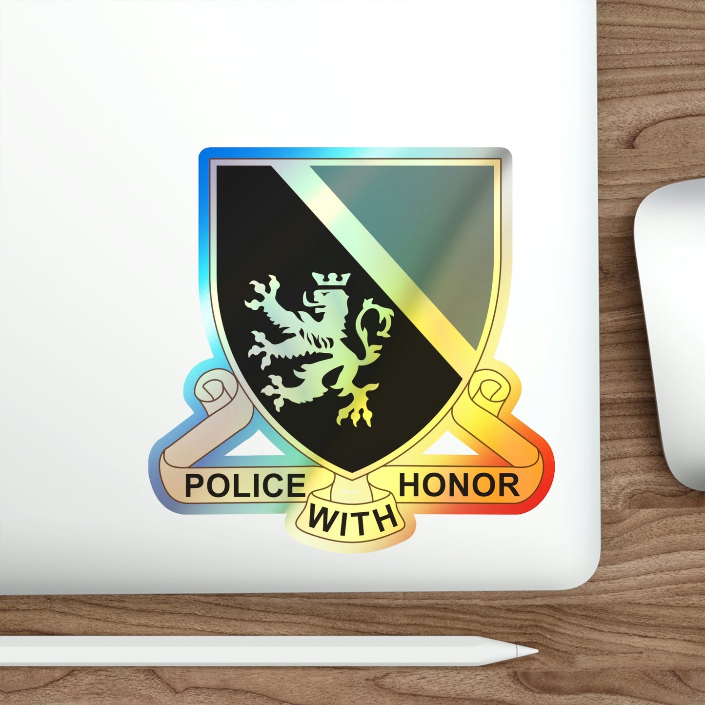 382 Military Police Battalion (U.S. Army) Holographic STICKER Die-Cut Vinyl Decal-The Sticker Space