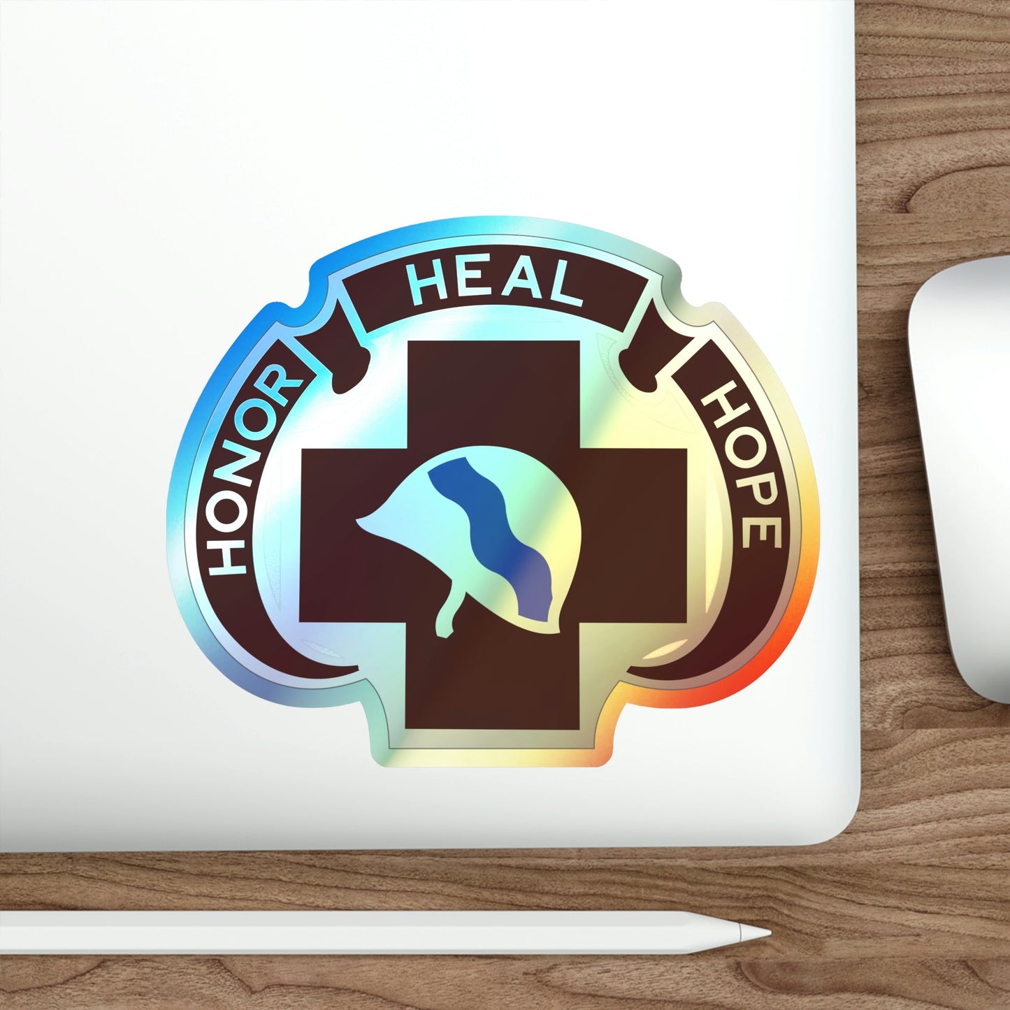 382 Surgical Hospital (U.S. Army) Holographic STICKER Die-Cut Vinyl Decal-The Sticker Space