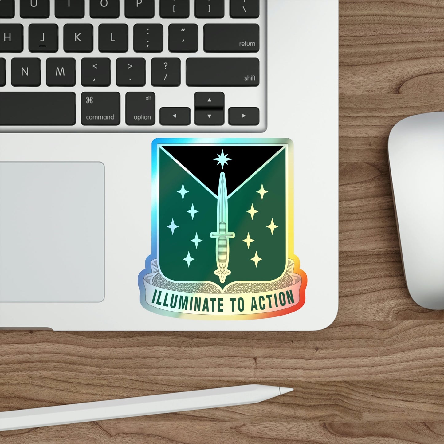 389 Military Intelligence Battalion 2 (U.S. Army) Holographic STICKER Die-Cut Vinyl Decal-The Sticker Space