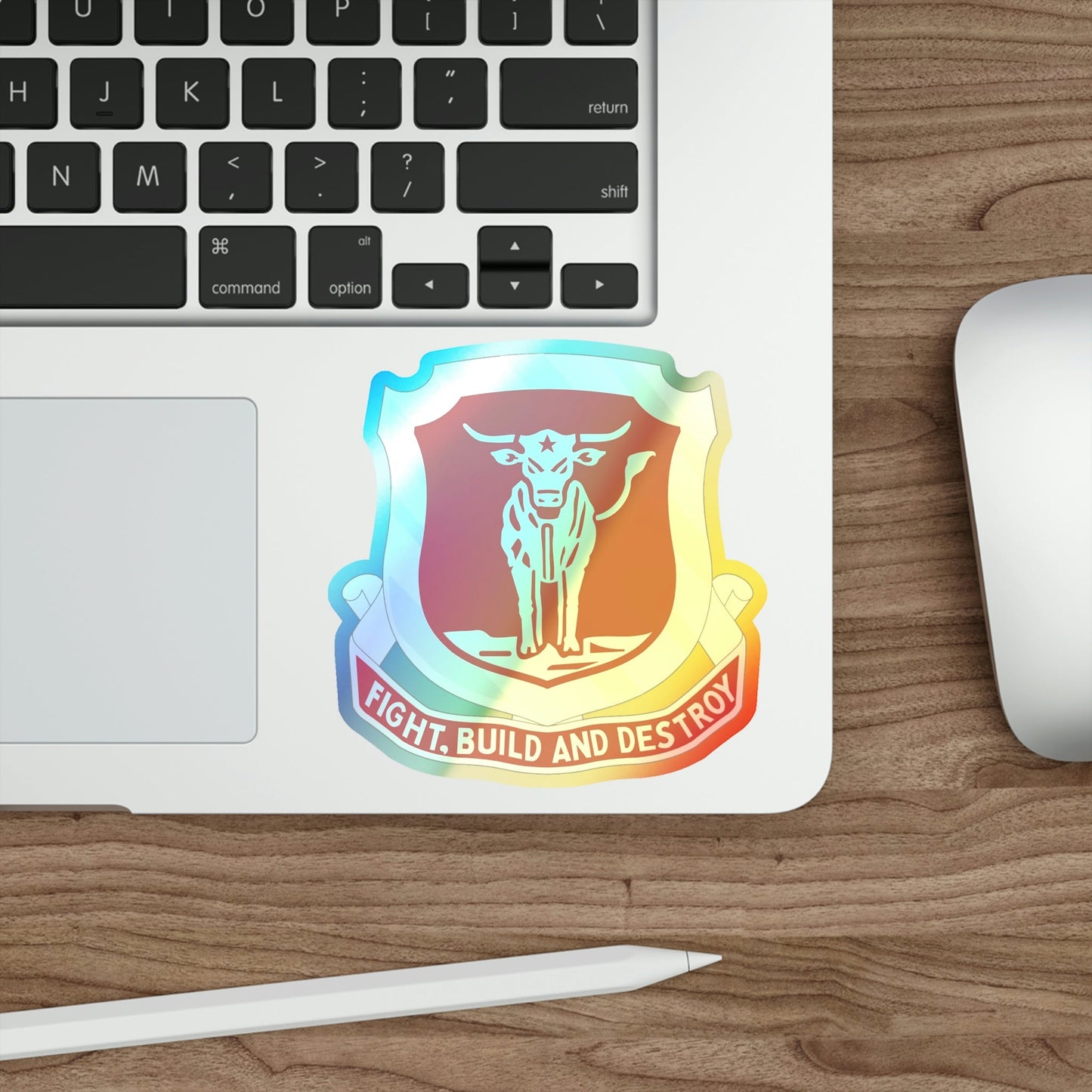 39 Engineer Battalion (U.S. Army) Holographic STICKER Die-Cut Vinyl Decal-The Sticker Space