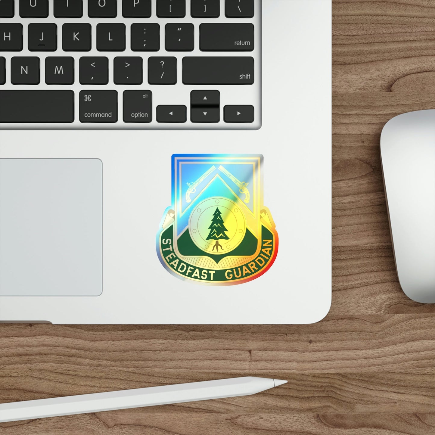 390th Military Police Battalion (U.S. Army) Holographic STICKER Die-Cut Vinyl Decal-The Sticker Space