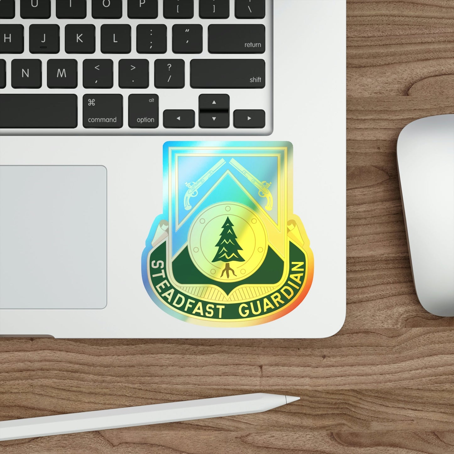 390th Military Police Battalion (U.S. Army) Holographic STICKER Die-Cut Vinyl Decal-The Sticker Space