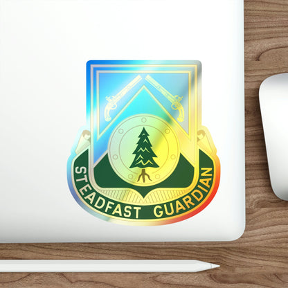 390th Military Police Battalion (U.S. Army) Holographic STICKER Die-Cut Vinyl Decal-The Sticker Space