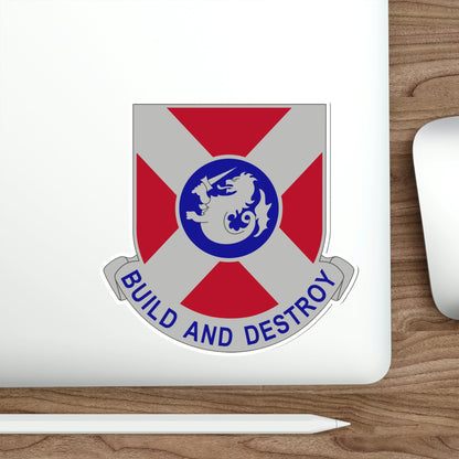 391 Engineer Battalion (U.S. Army) STICKER Vinyl Die-Cut Decal-The Sticker Space