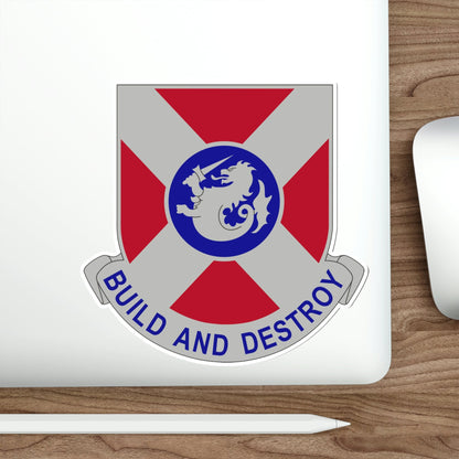 391 Engineer Battalion (U.S. Army) STICKER Vinyl Die-Cut Decal-The Sticker Space