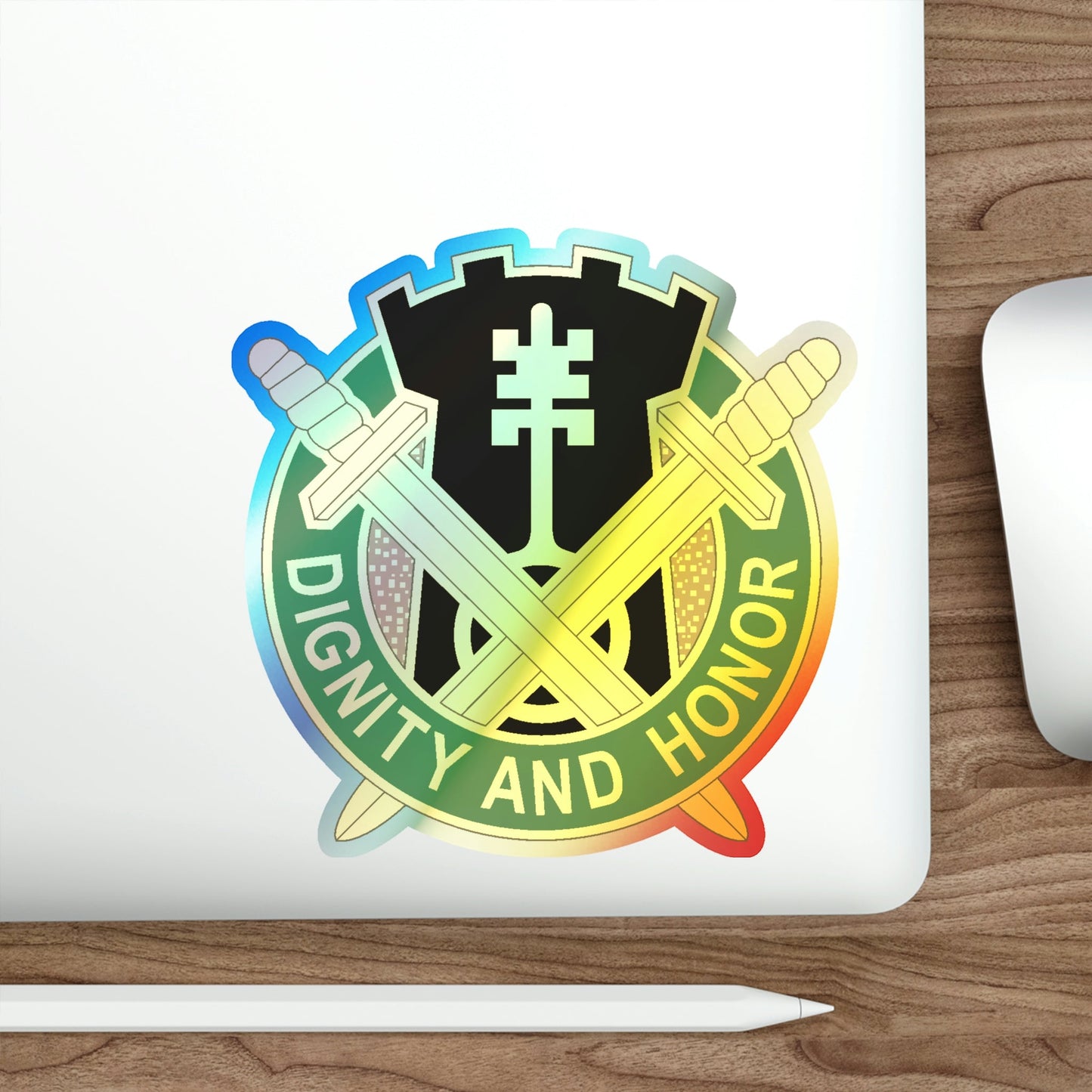 391 Military Police Battalion (U.S. Army) Holographic STICKER Die-Cut Vinyl Decal-The Sticker Space