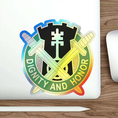 391 Military Police Battalion (U.S. Army) Holographic STICKER Die-Cut Vinyl Decal-The Sticker Space