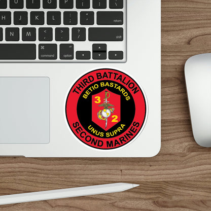 3rd Battaltion 2nd Marines (USMC) STICKER Vinyl Die-Cut Decal-The Sticker Space