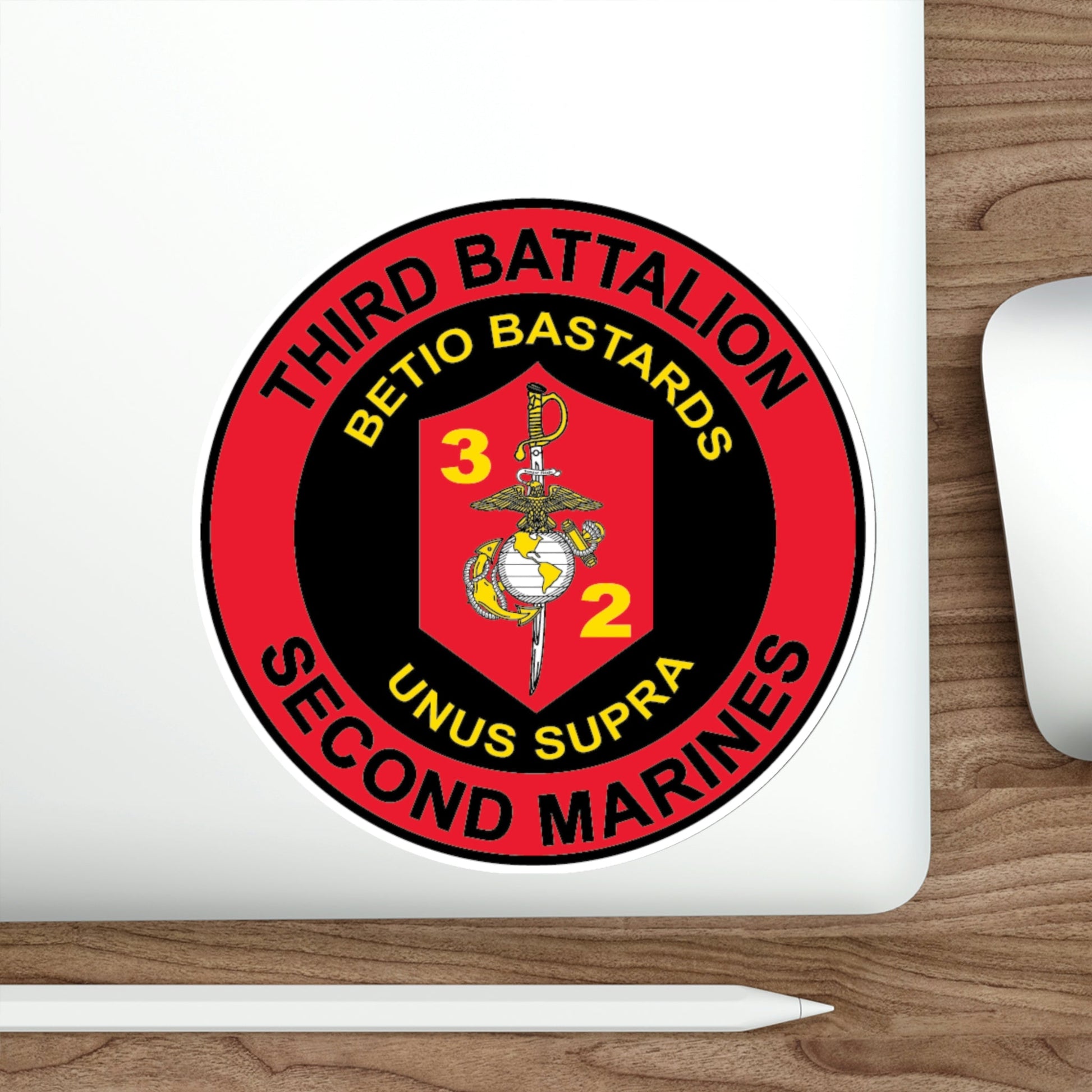 3rd Battaltion 2nd Marines (USMC) STICKER Vinyl Die-Cut Decal-The Sticker Space