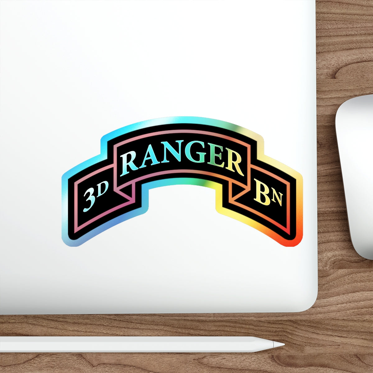 3rd Ranger Battalion (U.S. Army) Holographic STICKER Die-Cut Vinyl Decal-The Sticker Space