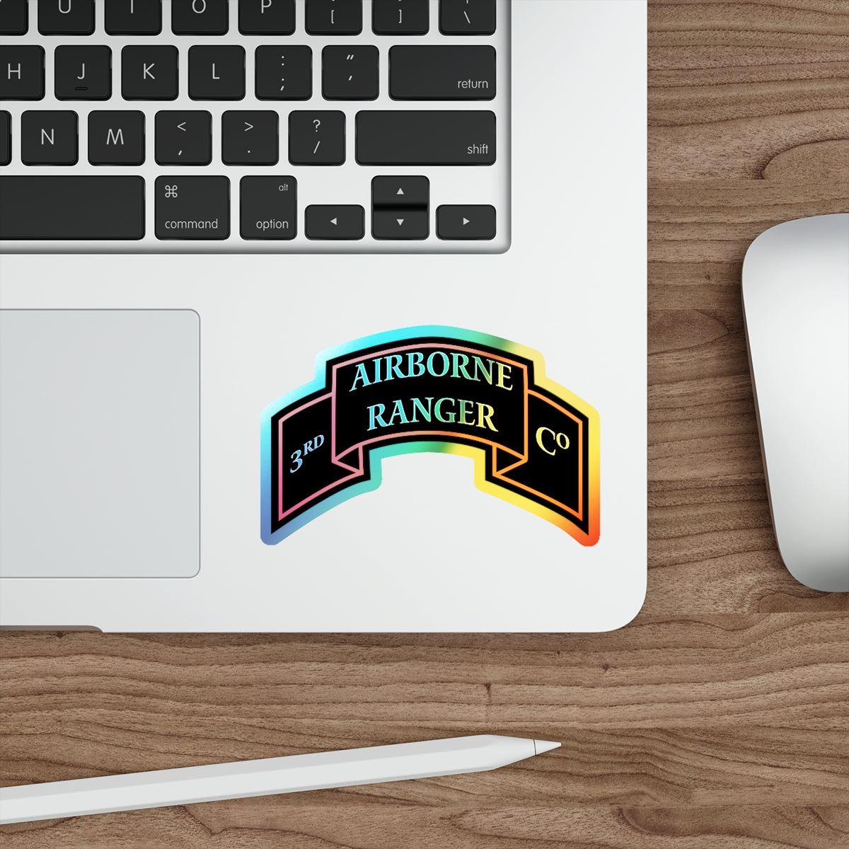 3rd Ranger Infantry Company (U.S. Army) Holographic STICKER Die-Cut Vinyl Decal-The Sticker Space