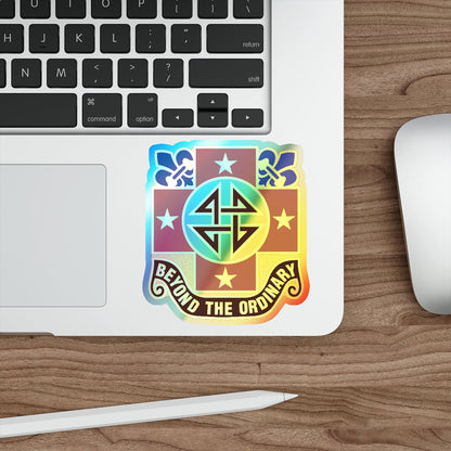 4 Evacuation Hospital (U.S. Army) Holographic STICKER Die-Cut Vinyl Decal-The Sticker Space