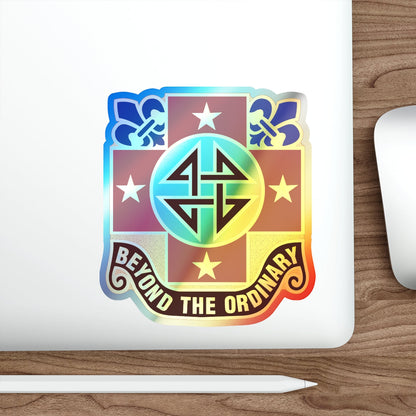 4 Evacuation Hospital (U.S. Army) Holographic STICKER Die-Cut Vinyl Decal-The Sticker Space