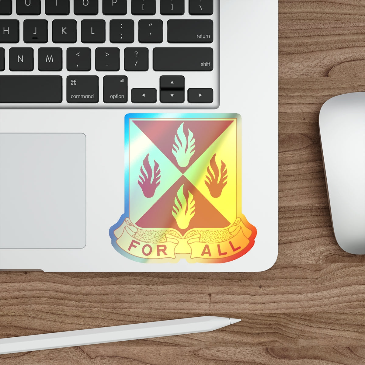 4 Maintenance Battalion (U.S. Army) Holographic STICKER Die-Cut Vinyl Decal-The Sticker Space