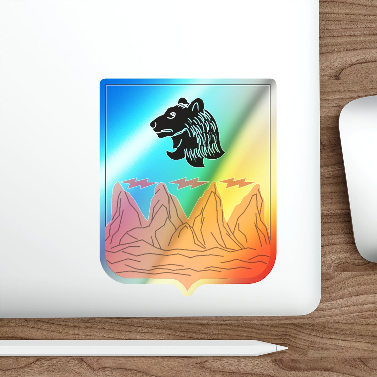 4 Signal Battalion v2 (U.S. Army) Holographic STICKER Die-Cut Vinyl Decal-The Sticker Space