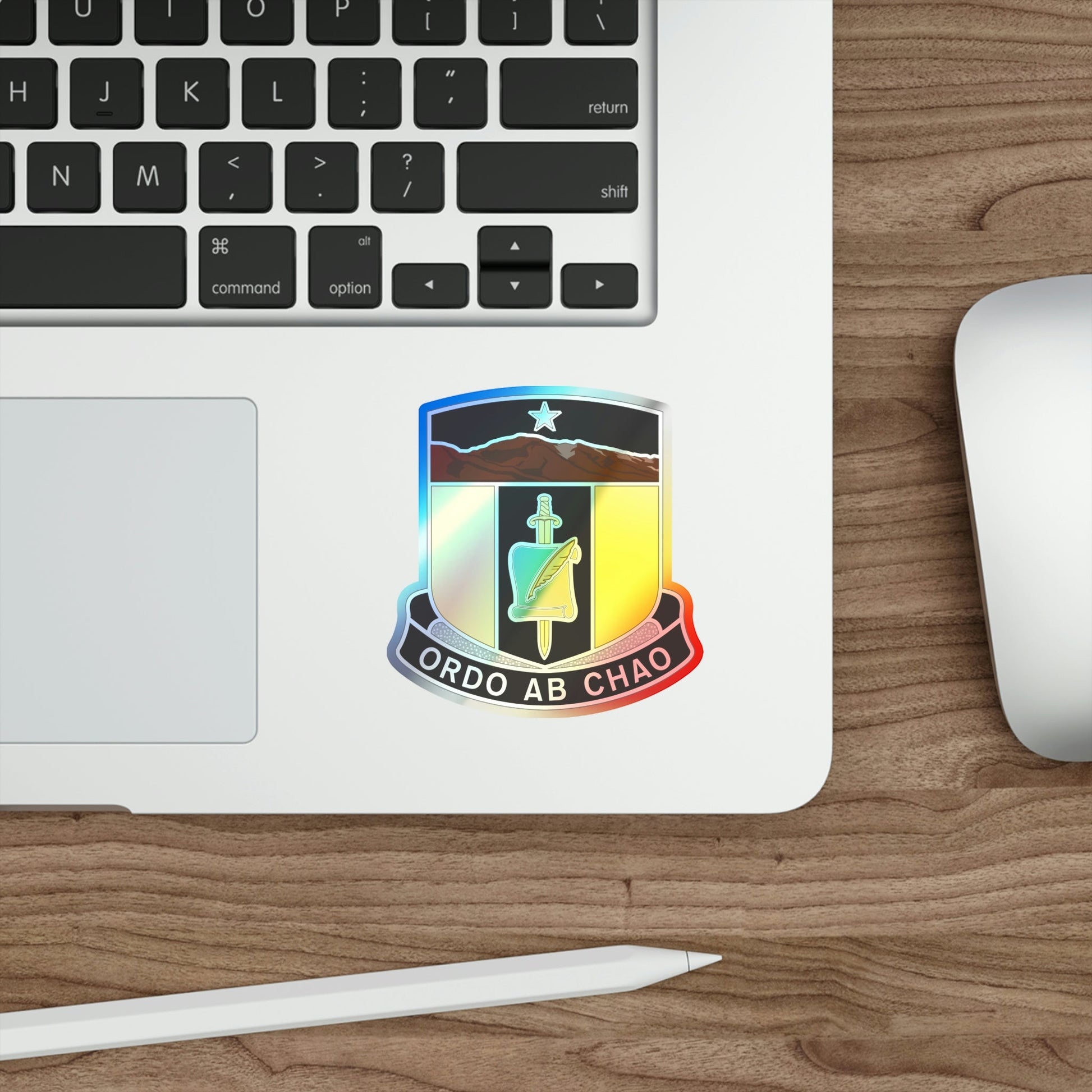 410 Civil Affairs Battalion (U.S. Army) Holographic STICKER Die-Cut Vinyl Decal-The Sticker Space