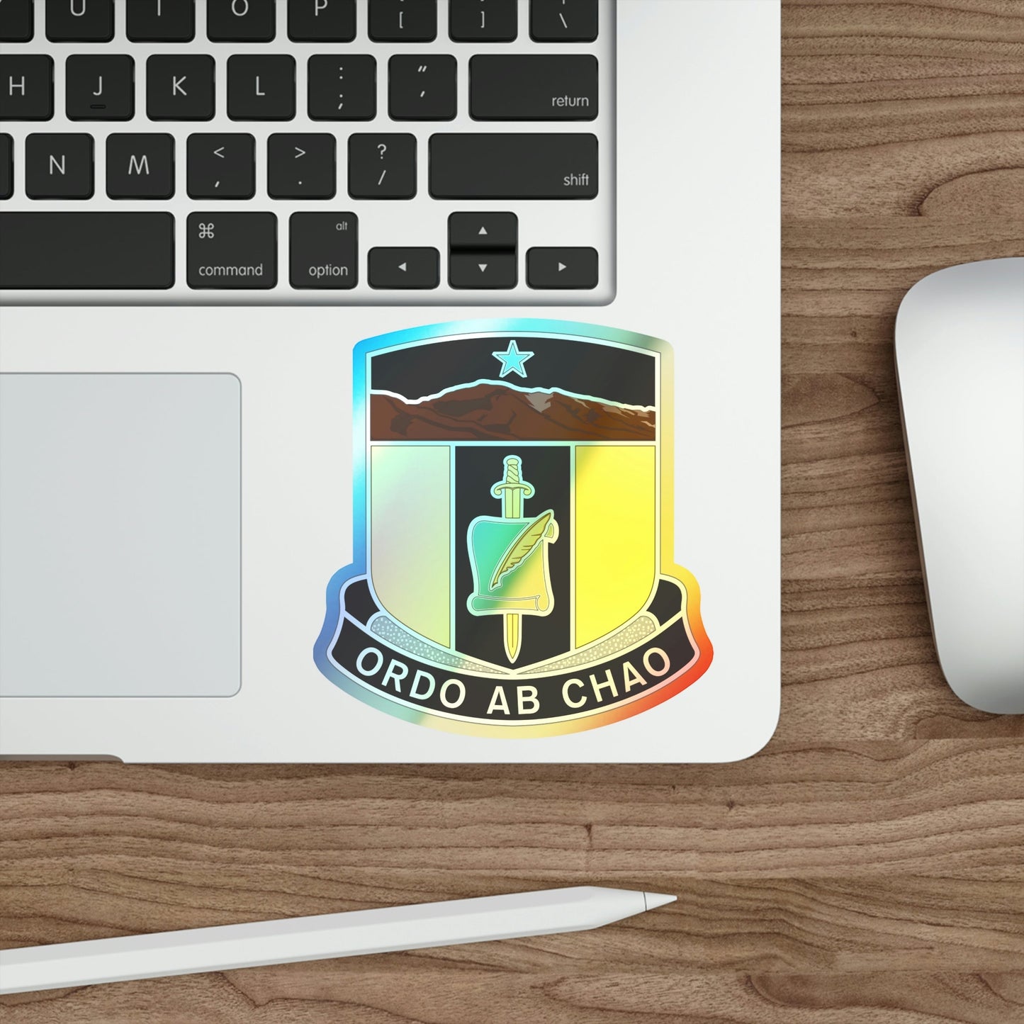 410 Civil Affairs Battalion (U.S. Army) Holographic STICKER Die-Cut Vinyl Decal-The Sticker Space