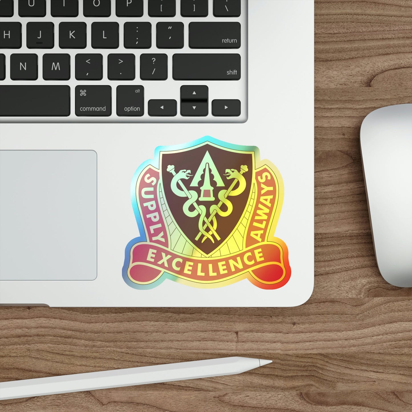 427 Medical Battalion (U.S. Army) Holographic STICKER Die-Cut Vinyl Decal-The Sticker Space