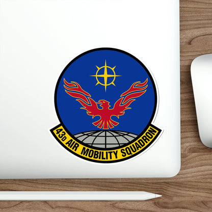 43 Air Mobility Squadron AMC (U.S. Air Force) STICKER Vinyl Die-Cut Decal-The Sticker Space