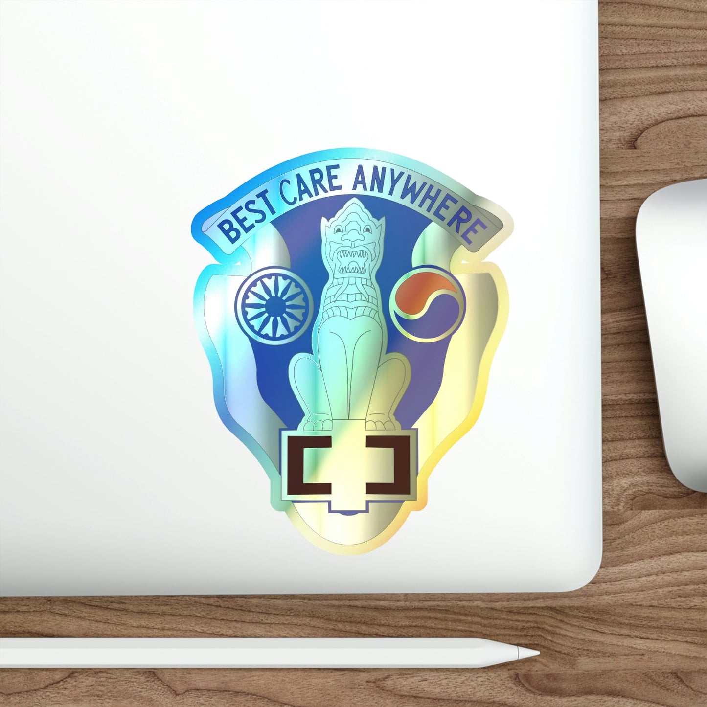 43 Surgical Hospital (U.S. Army) Holographic STICKER Die-Cut Vinyl Decal-The Sticker Space