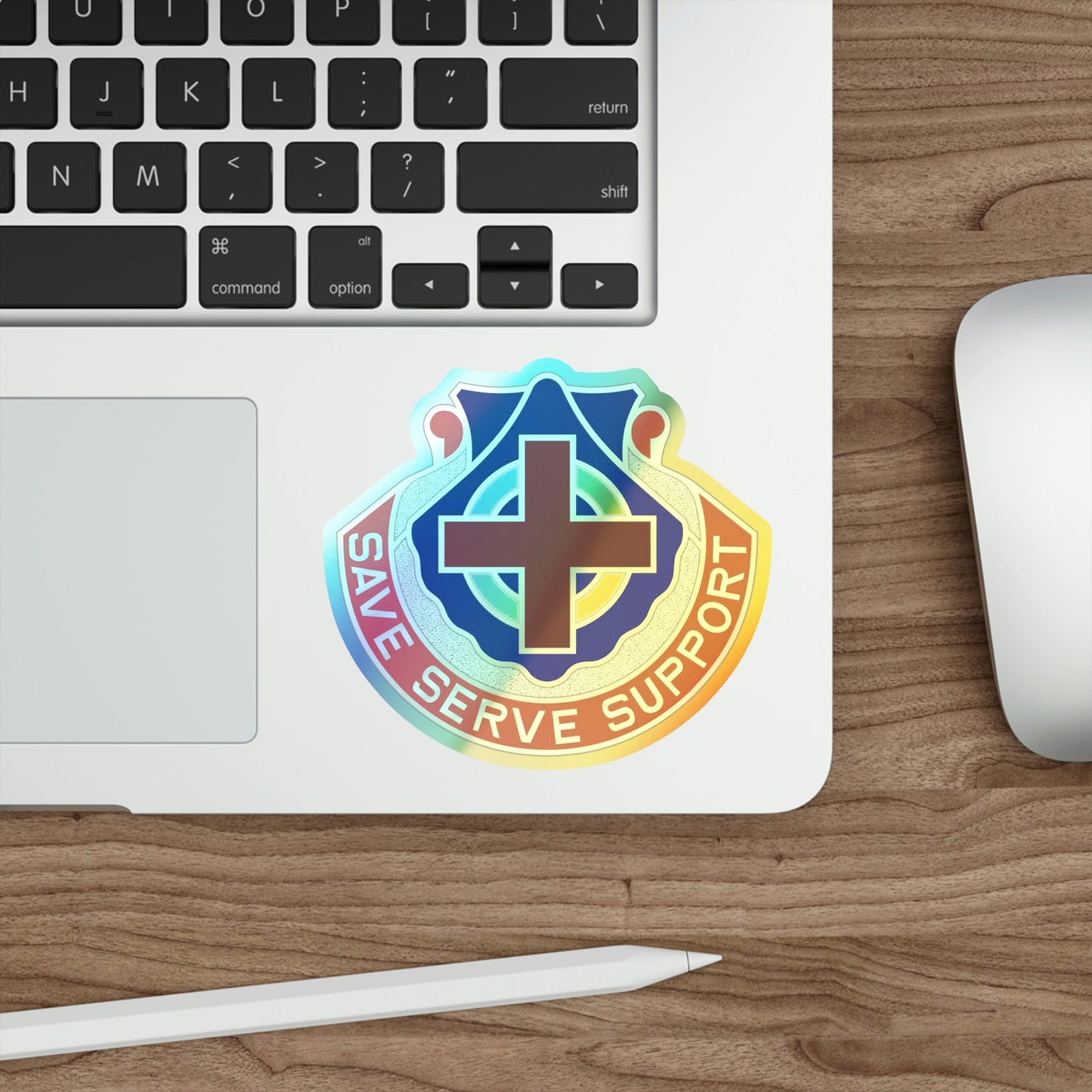 435 Medical Battalion (U.S. Army) Holographic STICKER Die-Cut Vinyl Decal-The Sticker Space