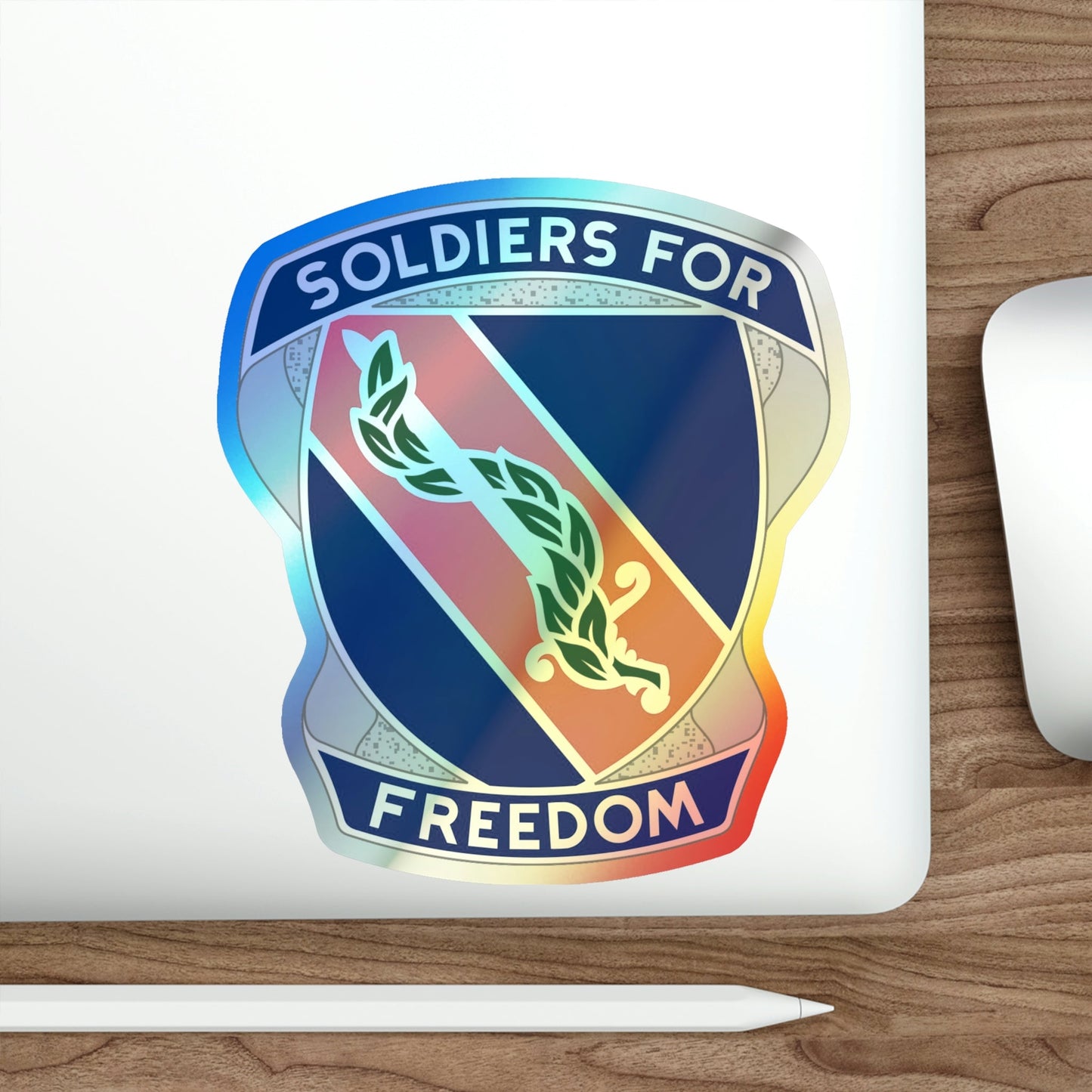 43rd Adjutant General Battalion (U.S. Army) Holographic STICKER Die-Cut Vinyl Decal-The Sticker Space