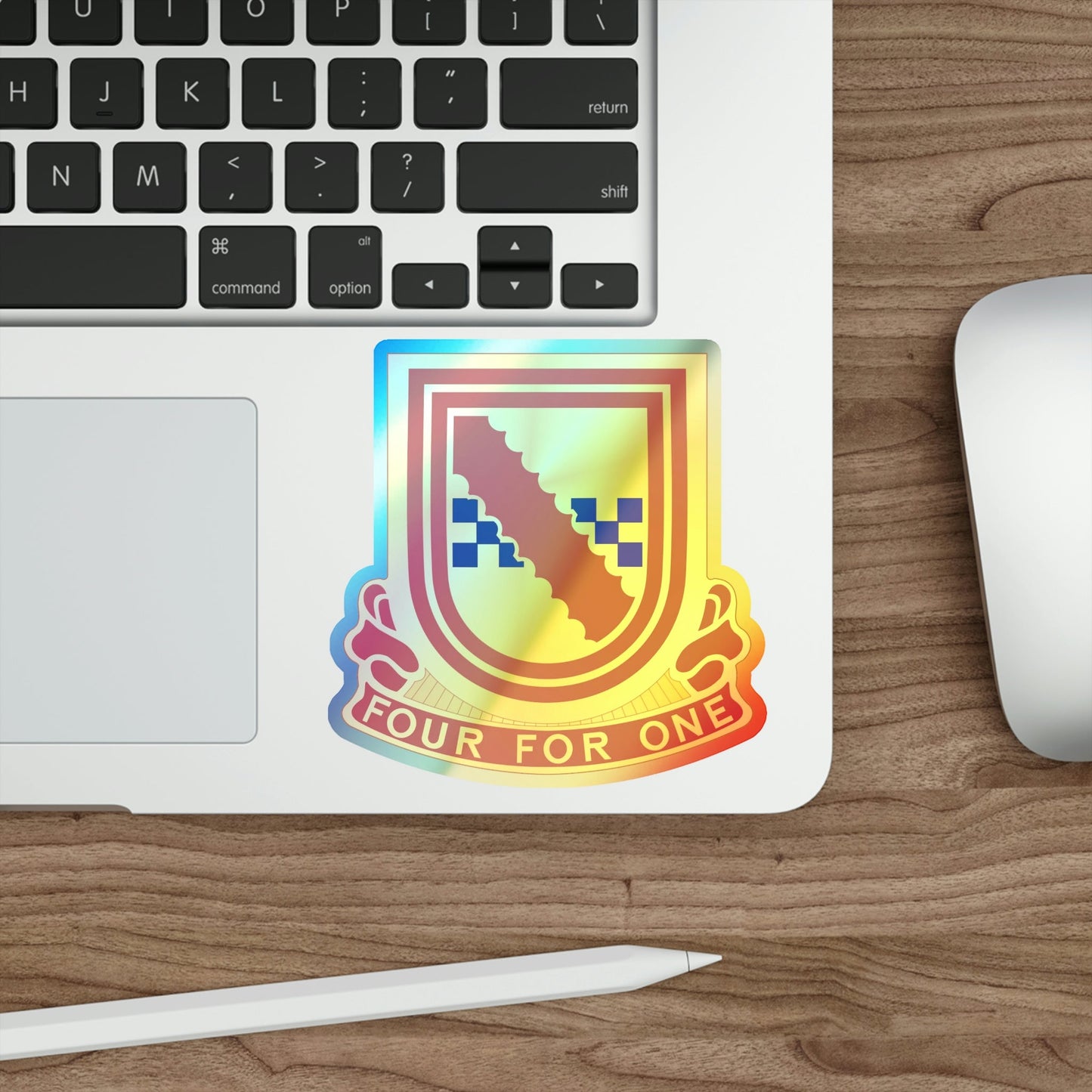 441st Antiaircraft Artillery Missile Battalion (U.S. Army) Holographic STICKER Die-Cut Vinyl Decal-The Sticker Space