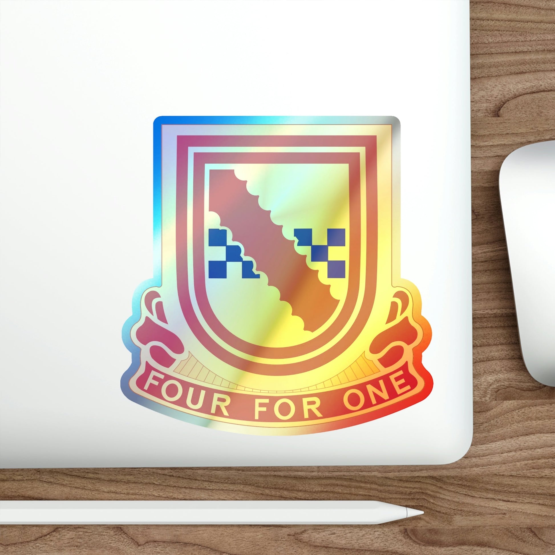 441st Antiaircraft Artillery Missile Battalion (U.S. Army) Holographic STICKER Die-Cut Vinyl Decal-The Sticker Space