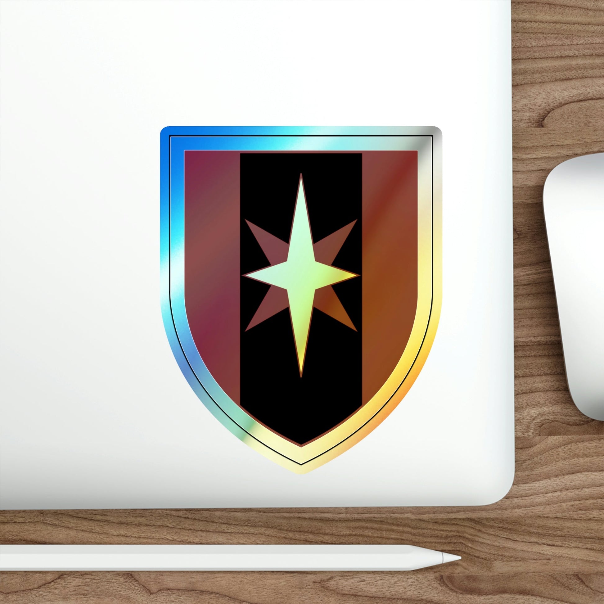 44th Medical Command SSI (U.S. Army) Holographic STICKER Die-Cut Vinyl Decal-The Sticker Space