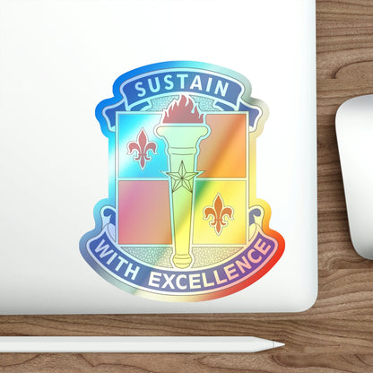 451 Sustainment Command 3 (U.S. Army) Holographic STICKER Die-Cut Vinyl Decal-The Sticker Space