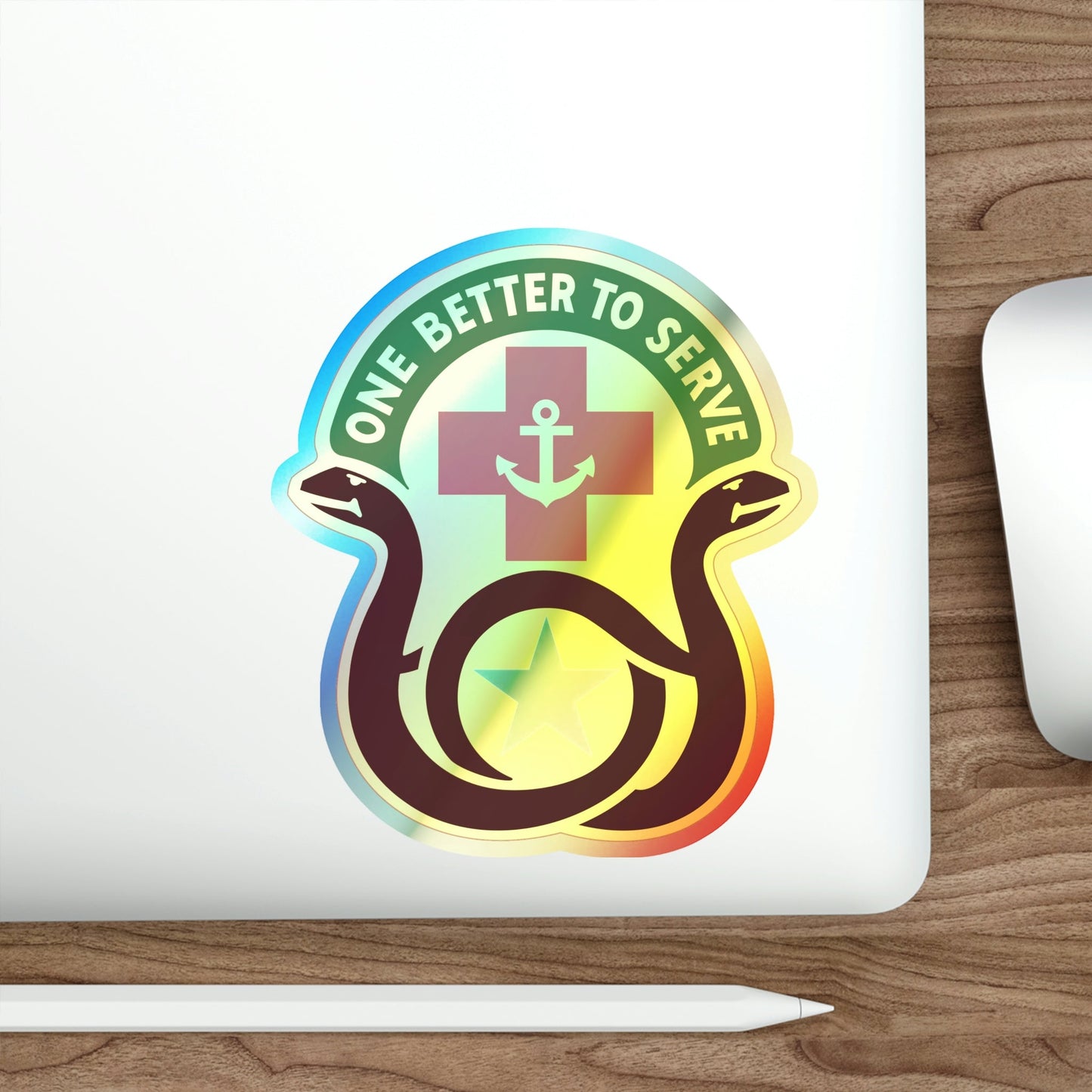 455 Field Hospital (U.S. Army) Holographic STICKER Die-Cut Vinyl Decal-The Sticker Space