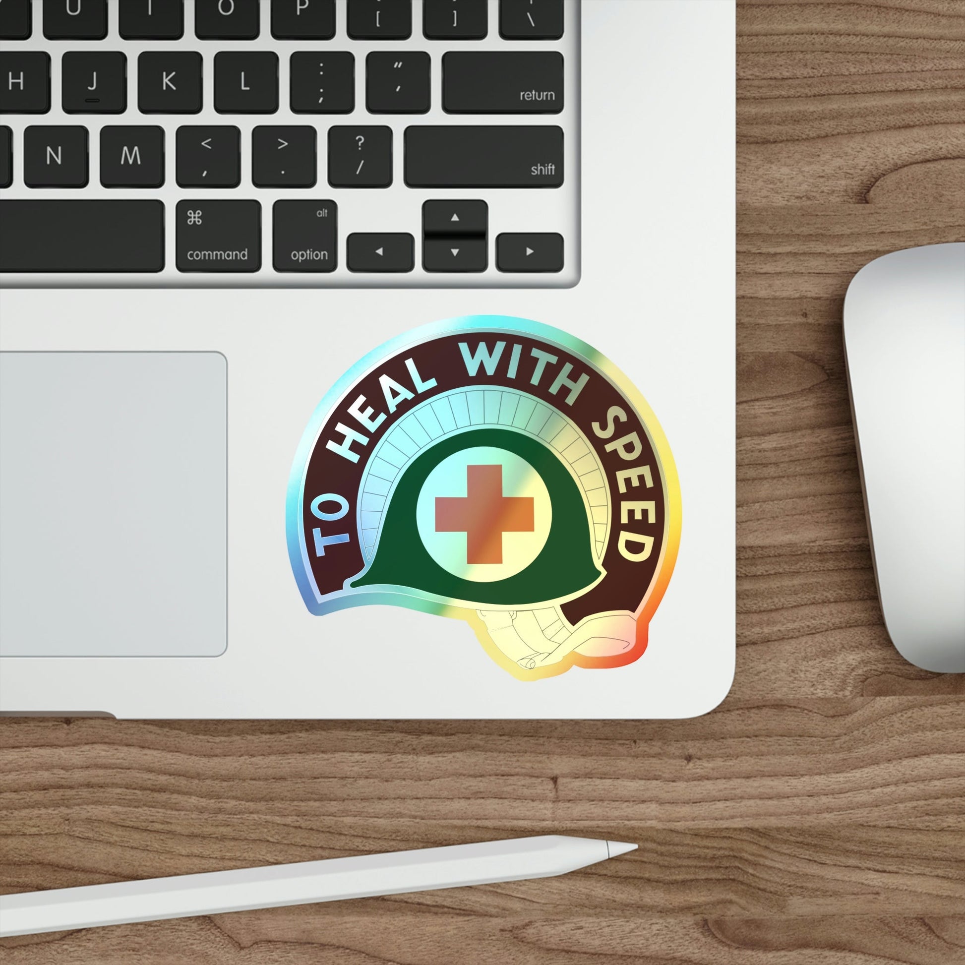 458 Surgical Hospital (U.S. Army) Holographic STICKER Die-Cut Vinyl Decal-The Sticker Space