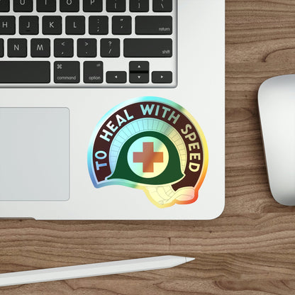 458 Surgical Hospital (U.S. Army) Holographic STICKER Die-Cut Vinyl Decal-The Sticker Space