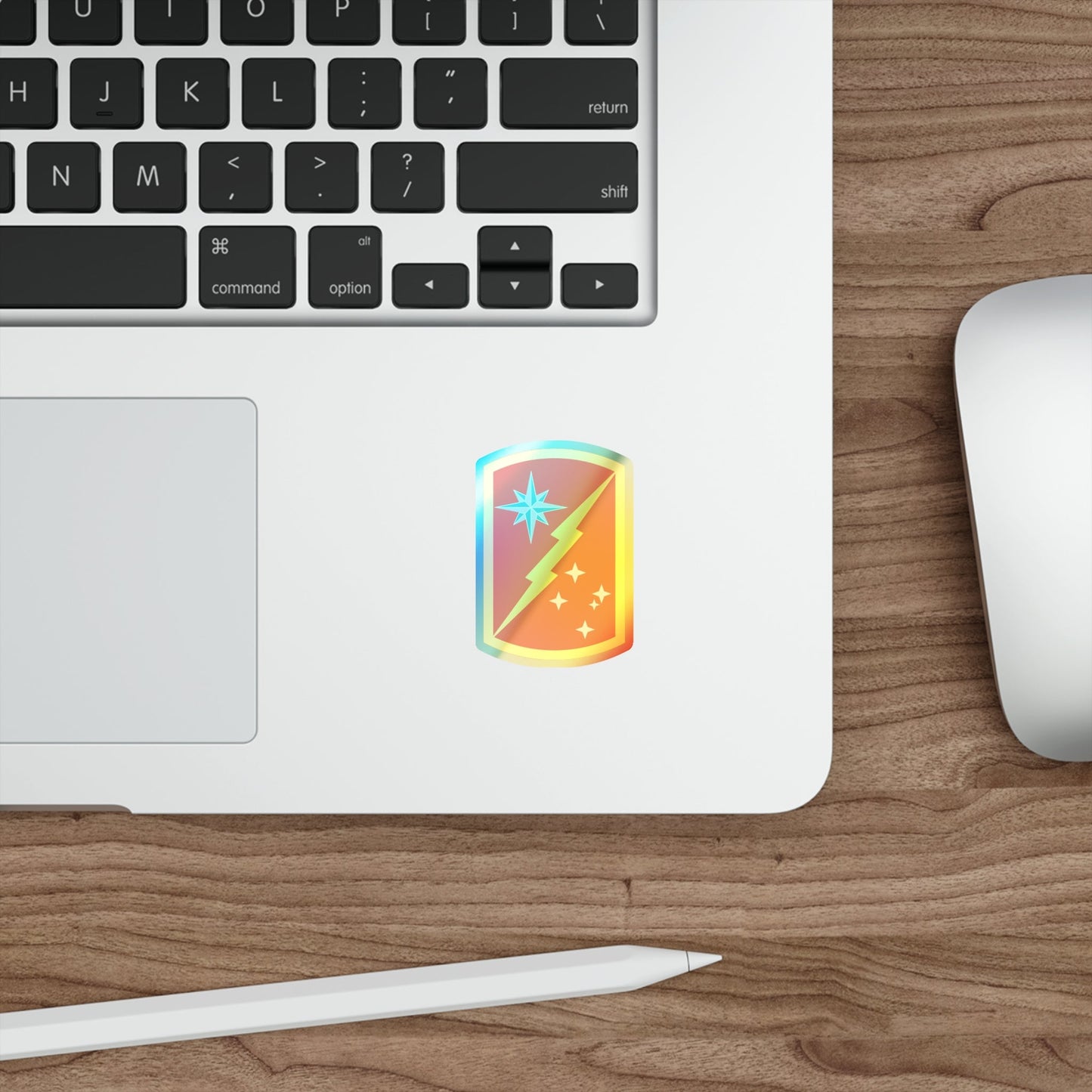 45th Sustainment Brigade (U.S. Army) Holographic STICKER Die-Cut Vinyl Decal-The Sticker Space