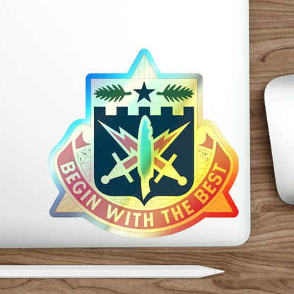 46th Adjutant General Battalion (U.S. Army) Holographic STICKER Die-Cut Vinyl Decal-The Sticker Space