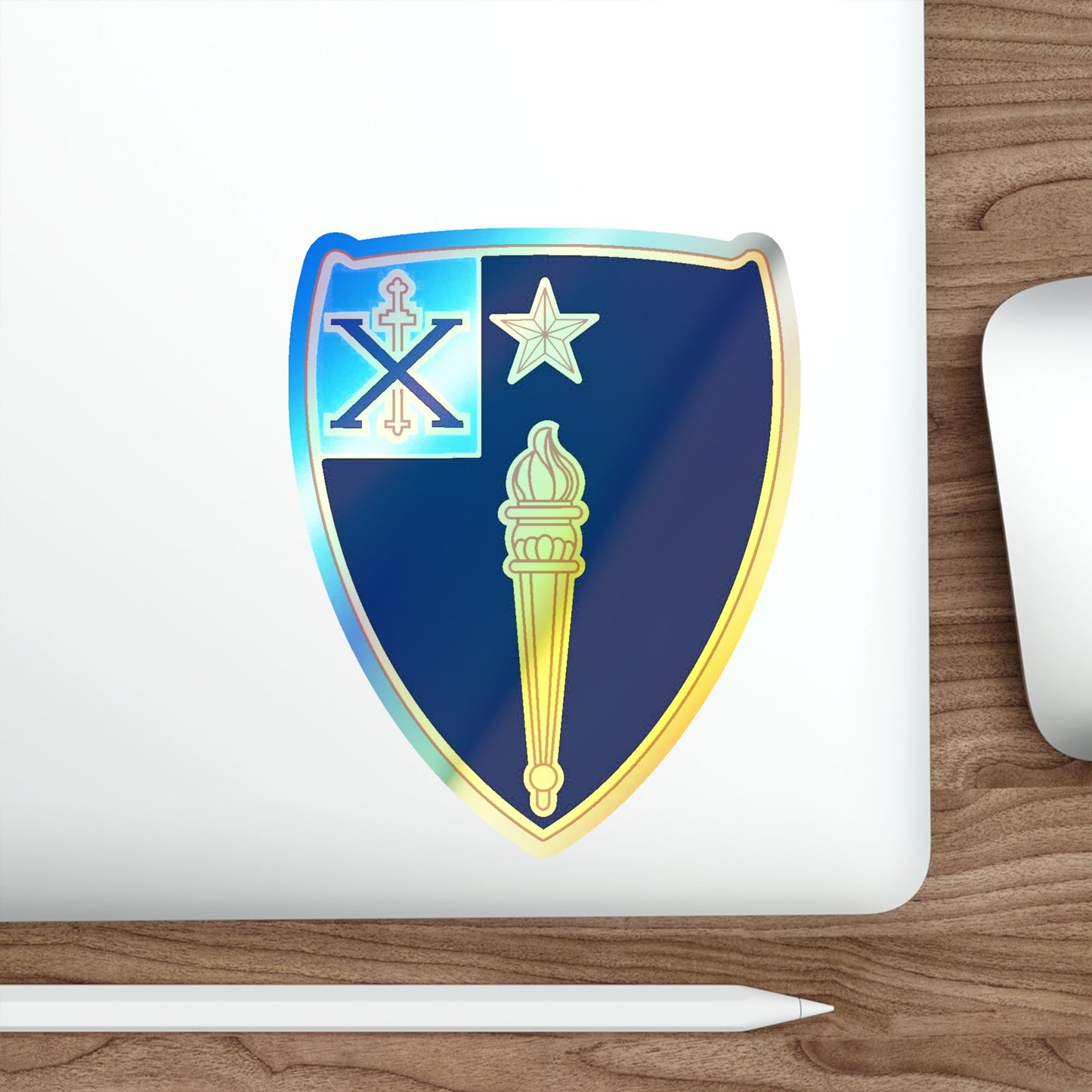 46th Infantry Regiment (U.S. Army) Holographic STICKER Die-Cut Vinyl Decal-The Sticker Space