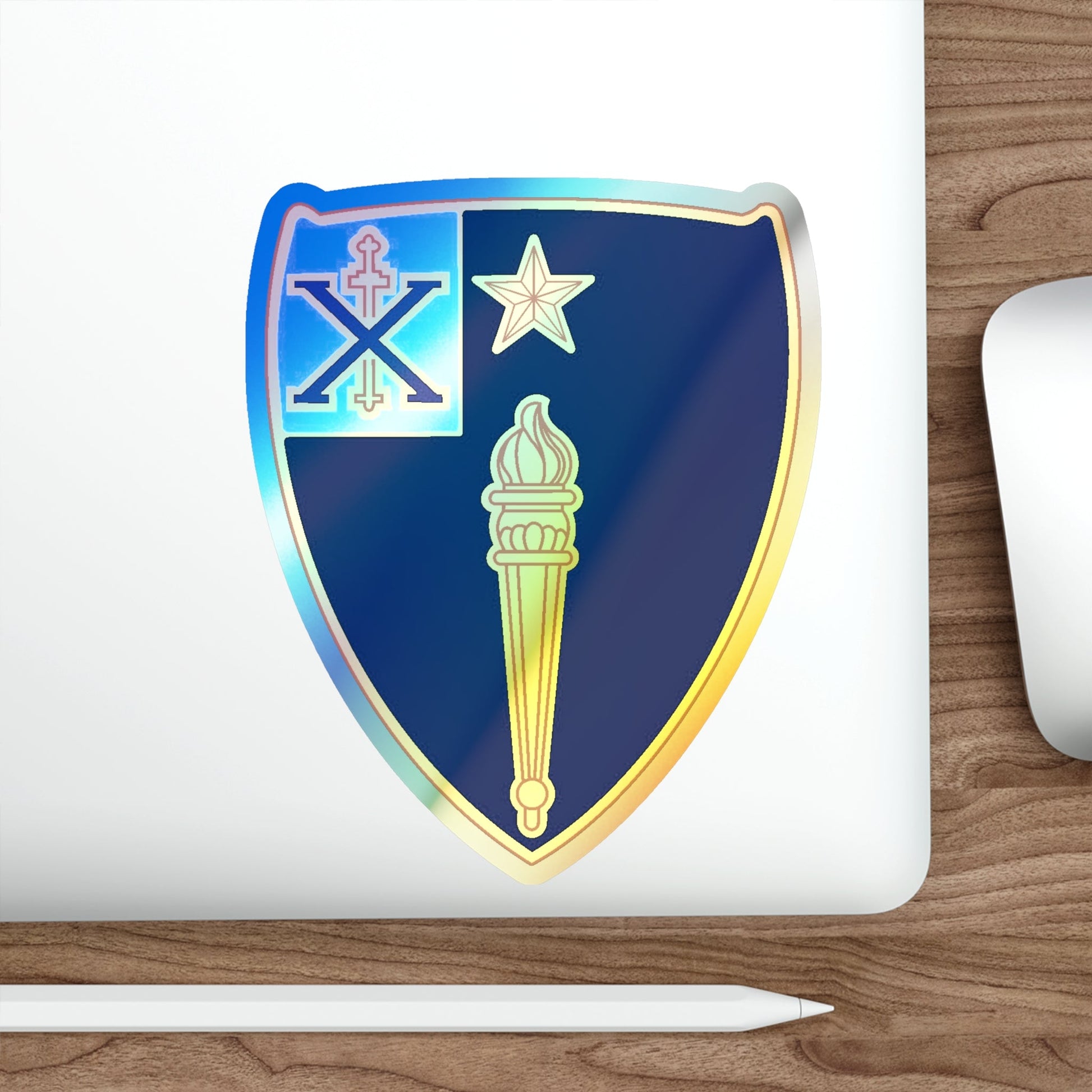 46th Infantry Regiment (U.S. Army) Holographic STICKER Die-Cut Vinyl Decal-The Sticker Space