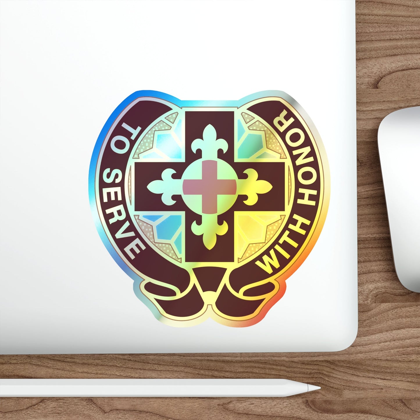 47 Field Hospital (U.S. Army) Holographic STICKER Die-Cut Vinyl Decal-The Sticker Space