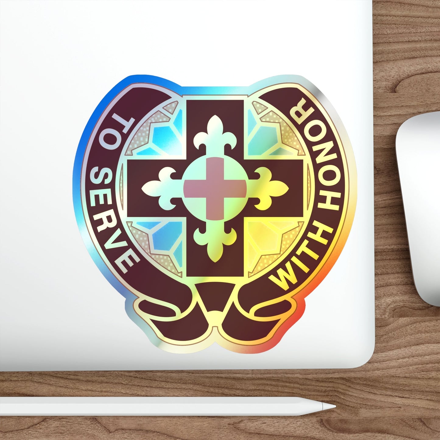 47 Field Hospital (U.S. Army) Holographic STICKER Die-Cut Vinyl Decal-The Sticker Space