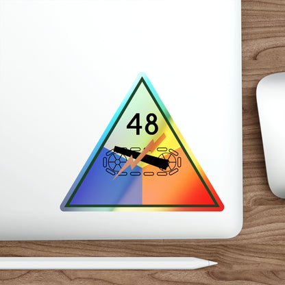 48th Armored Division (U.S. Army) Holographic STICKER Die-Cut Vinyl Decal-The Sticker Space