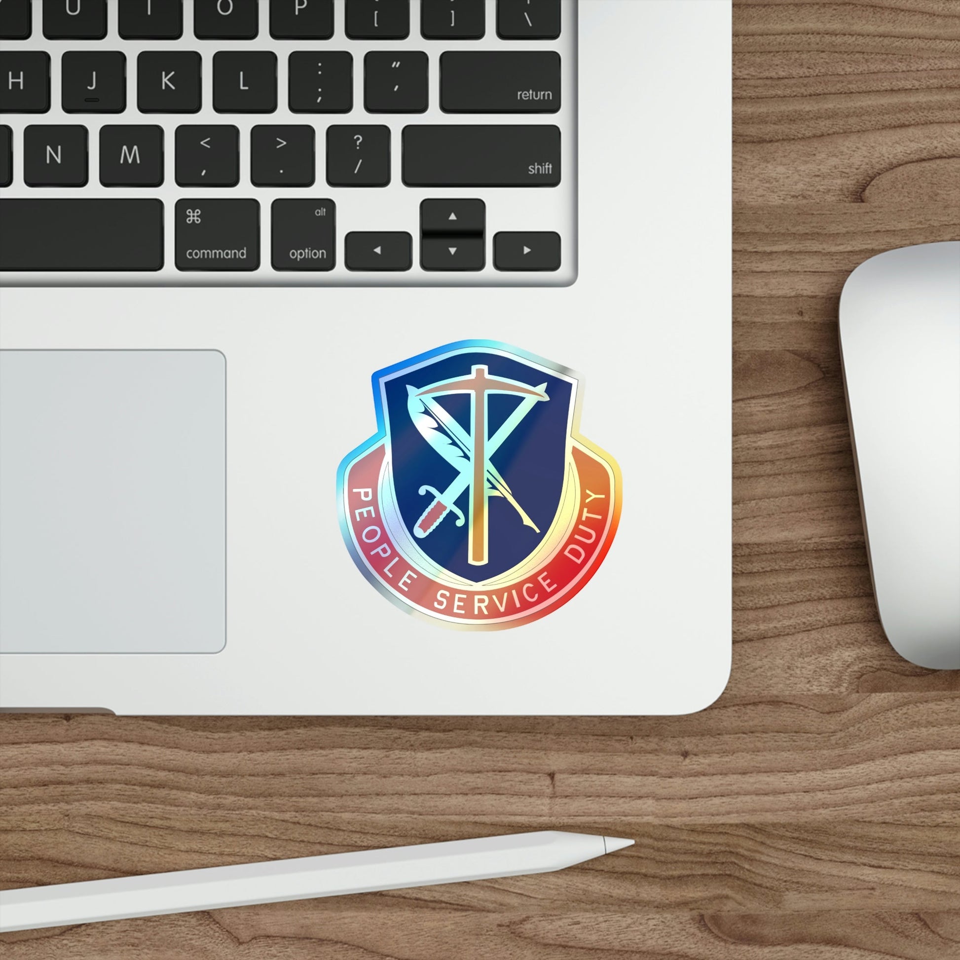 49 Personnel Services Battalion (U.S. Army) Holographic STICKER Die-Cut Vinyl Decal-The Sticker Space