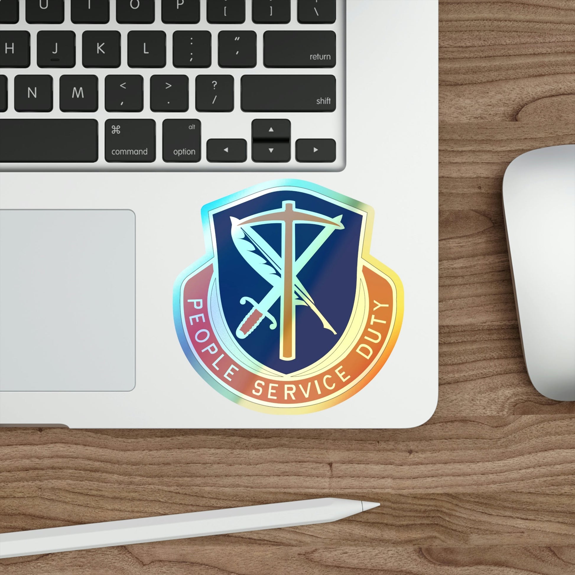 49 Personnel Services Battalion (U.S. Army) Holographic STICKER Die-Cut Vinyl Decal-The Sticker Space