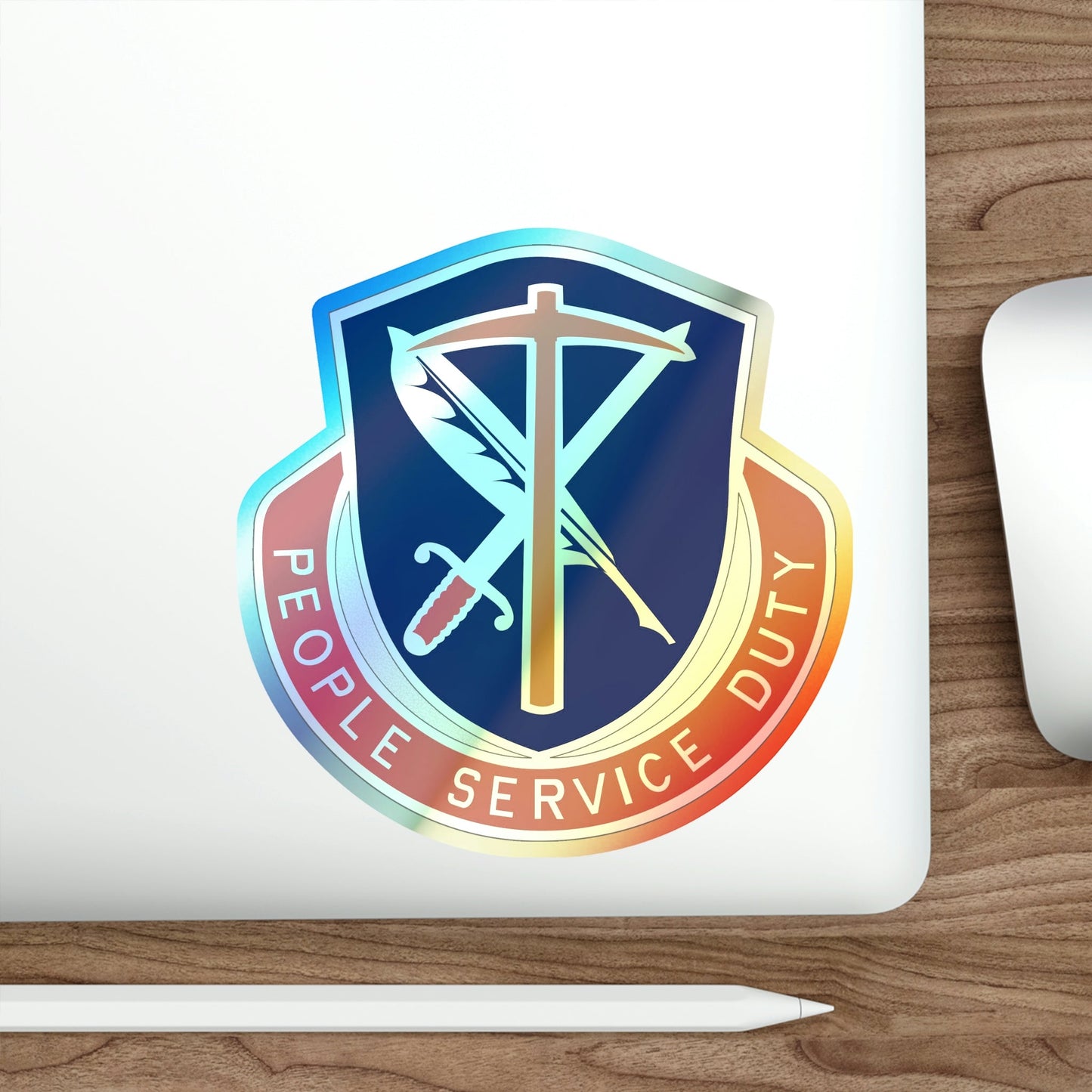 49 Personnel Services Battalion (U.S. Army) Holographic STICKER Die-Cut Vinyl Decal-The Sticker Space