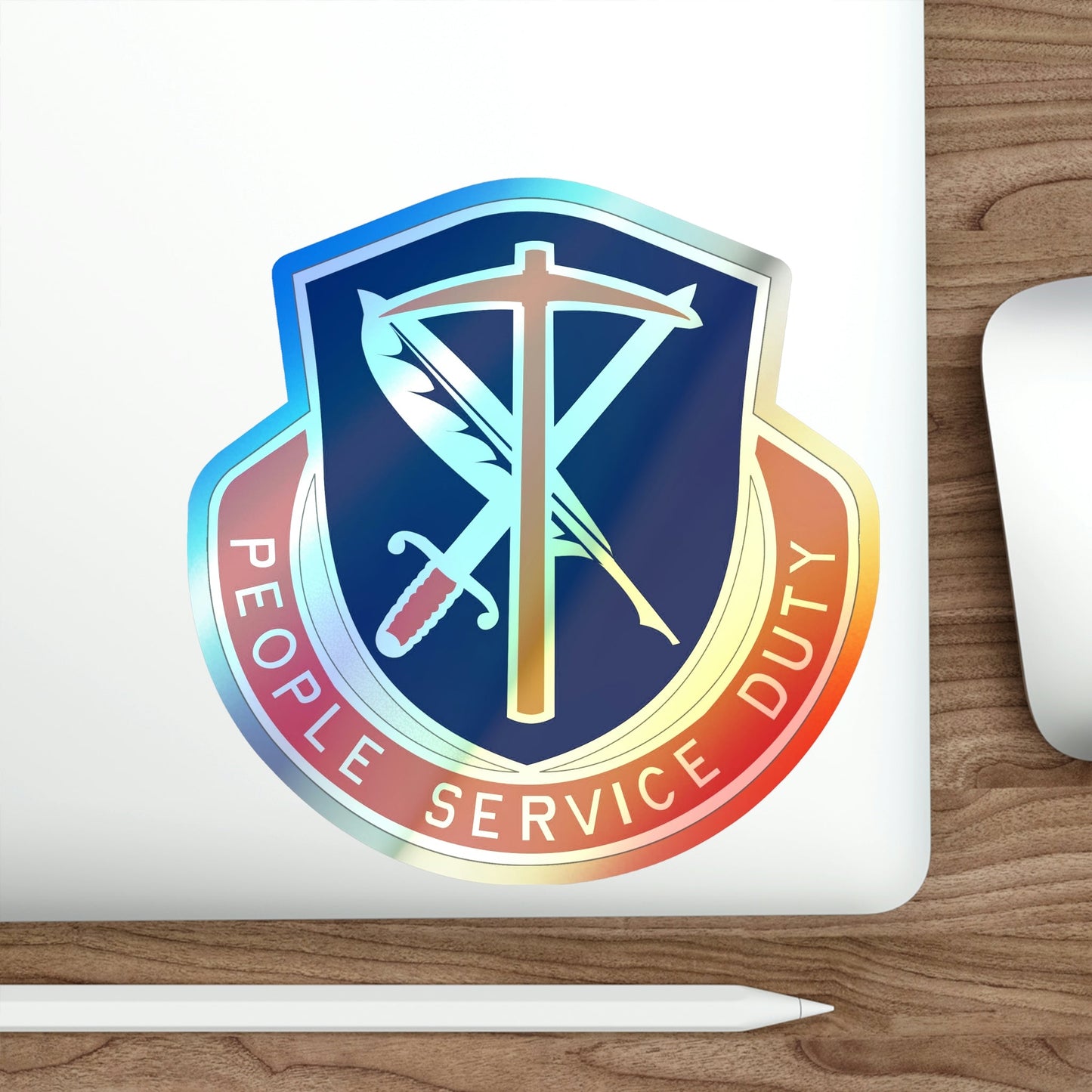 49 Personnel Services Battalion (U.S. Army) Holographic STICKER Die-Cut Vinyl Decal-The Sticker Space