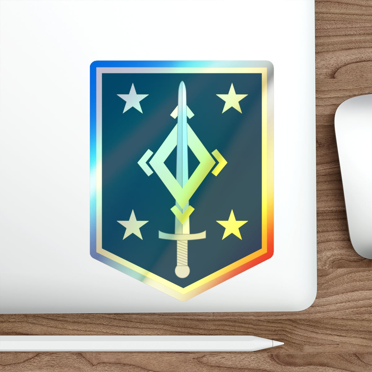 4th Maneuver Enhancement Brigade (U.S. Army) Holographic STICKER Die-Cut Vinyl Decal-The Sticker Space